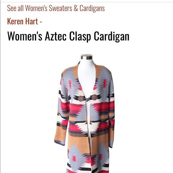 Keren Hart Aztec clasp sweater - Picture 12 of 12